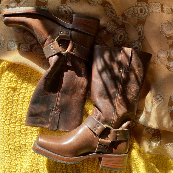 Frye Shoes - FRYE HEIRLOOM HARNESS TALL BOOT